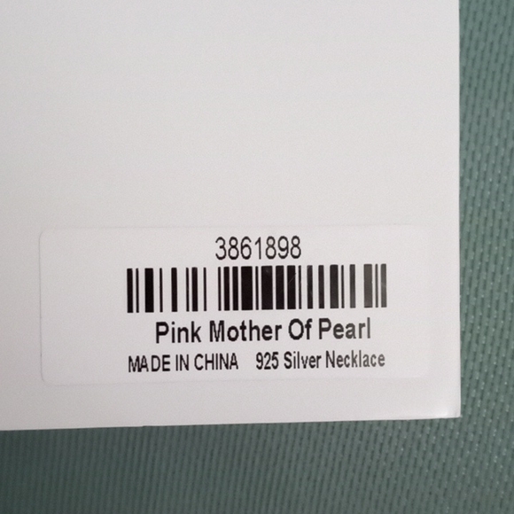JARDIN COLLECTION PINK MOTHER OF PEARL NECKLACE - Picture 7 of 8